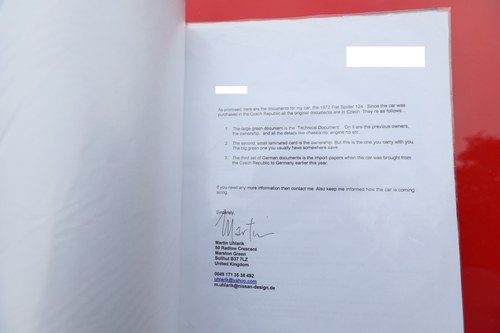 1972 Fiat 124 Spider For Sale (picture 191 of 193)