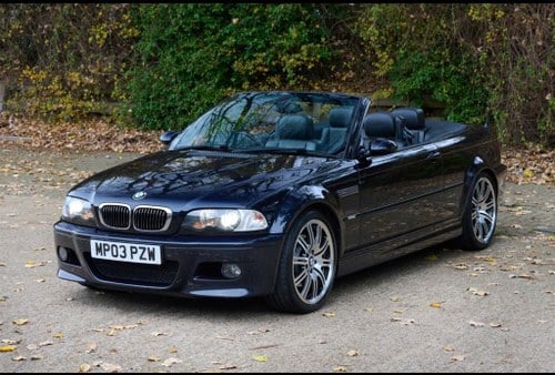 2004 BMW M3 Convertible VENDU