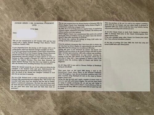 1972 Jaguar XJ6 Series 1 2.8 In vendita (immagine 362 di 365)