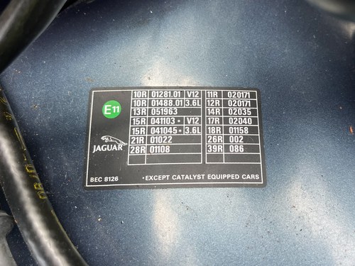 1991 Jaguar XJ-S V12 HE Convertible à vendre (picture 105 of 135)