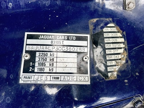 1983 Jaguar XJ6 Series 3 4.2L zum Verkauf (Bild 97 von 148)