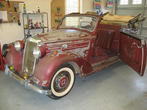 1955 MERCEDES 170 pour la restauration A vendre