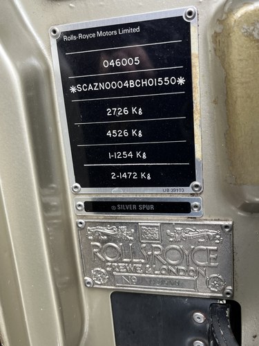 1981 Rolls-Royce Silver Spur Te koop (foto 42 van 75)