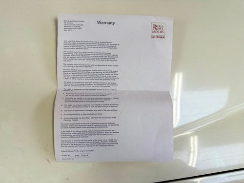 1978 Rolls-Royce SIlver Shadow II Te koop (foto 134 van 134)