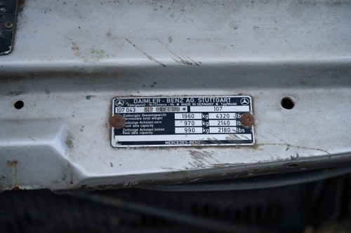 1977 Mercedes-Benz 350SL R107 à venda (imagem 111 de 154)