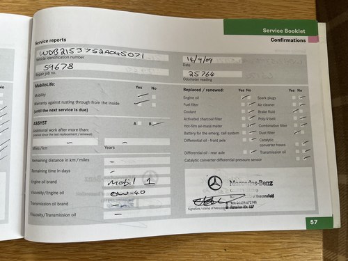 2004 Mercedes-Benz C215 CL500 In vendita (immagine 132 di 153)