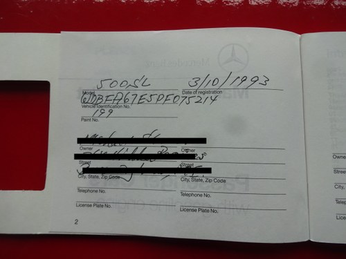 1993 Mercedes-Benz R129 SL500 Convertible 5,0L V8 (71k miles) zum Verkauf (Bild 145 von 155)