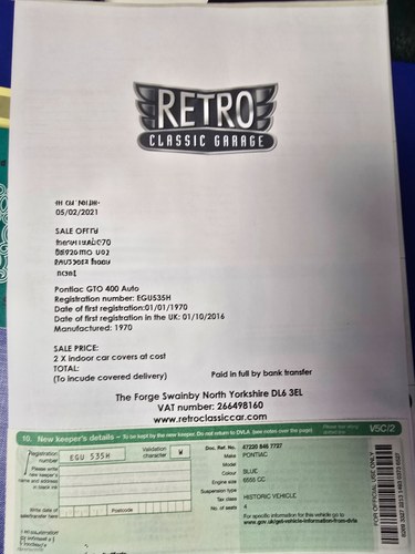 1970 Pontiac GTO 400 For Sale (picture 211 of 211)