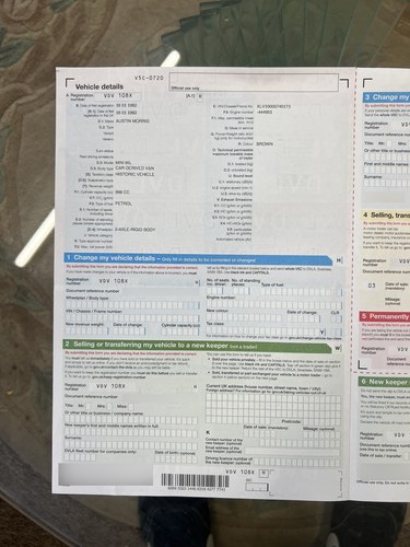 1982 Austin Morris 95L Mini Van zum Verkauf (Bild 198 von 217)