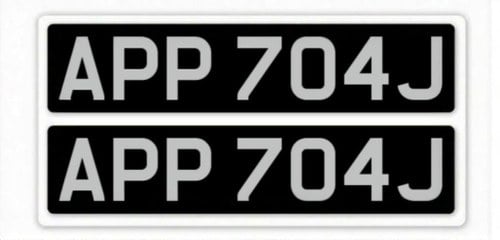 Private Registration - APP 704J For Sale (picture 2 of 2)
