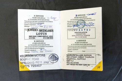 1997 Lotus Elise Series 1 à vendre (picture 122 of 127)