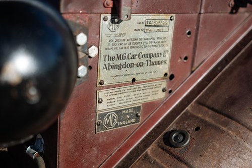1949 MG TC ‘EXU’ à vendre (picture 88 of 119)