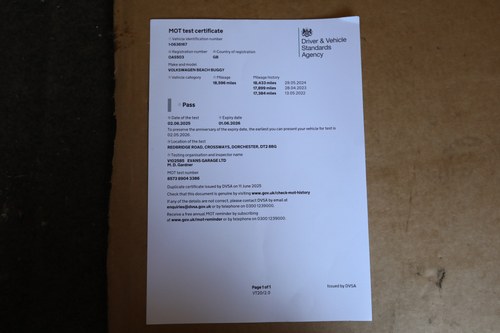 1954 Volkswagen Beach Buggy 2180cc In vendita (immagine 180 di 210)