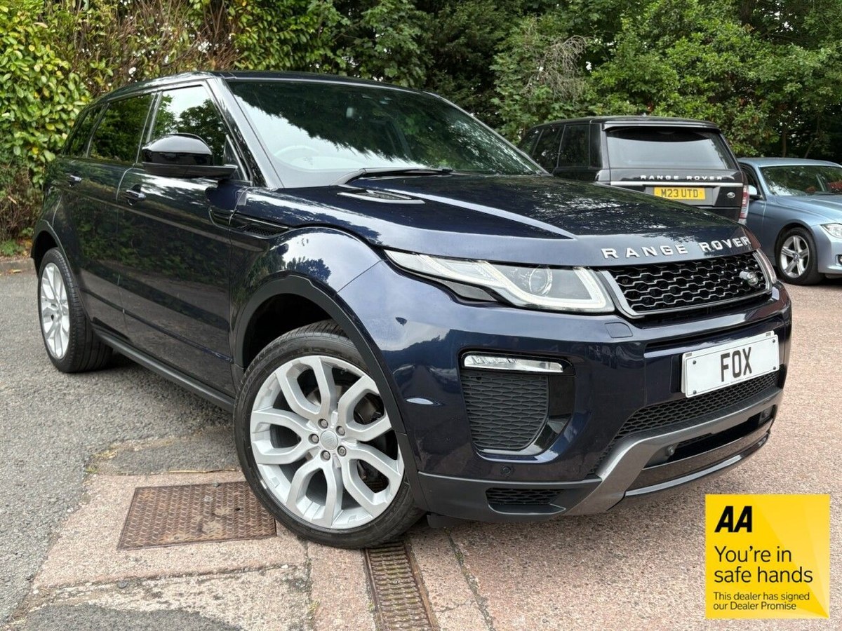 2017 Land Rover Range Rover Evoque Blue Automatic, 7+ speed Right Hand ...