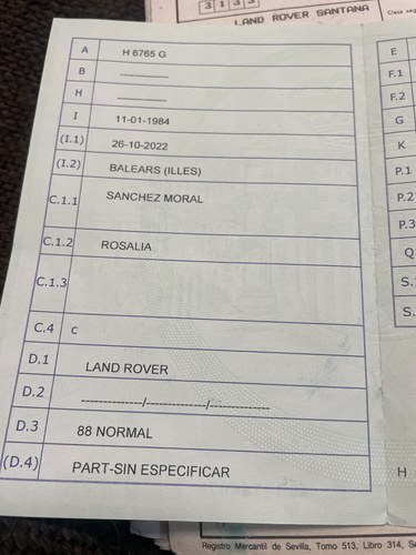 1984 Land Rover Santana Series III 88" Te koop (foto 93 van 95)