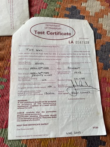 1973 Peugeot 304S In vendita (immagine 152 di 154)