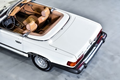 1984 Mercedes-Benz R107 380SL Convertible 3,8L V8 En venta (imagen 88 de 135)