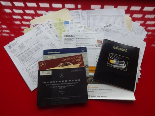 1984 Mercedes-Benz R107 380SL Convertible 3,8L V8 En venta (imagen 114 de 135)