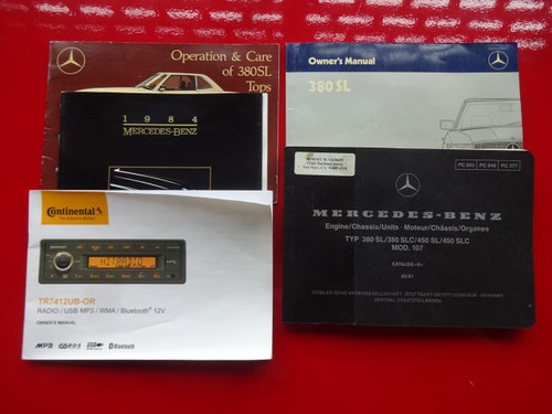 1984 Mercedes-Benz R107 380SL Convertible 3,8L V8 En venta (imagen 135 de 135)