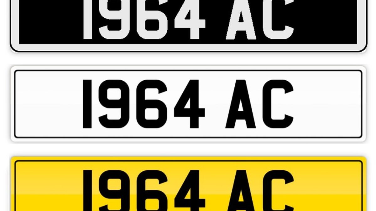 2015 Number Plate On Retention 1964 AC Car Classic 2015-number-plate-on-retention-1964-ac-car-classic