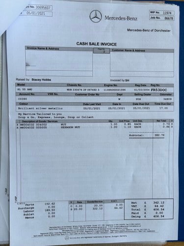 2004 Mercedes-Benz SL55 AMG (R230) Te koop (foto 418 van 458)
