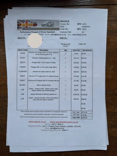 1990 Peugeot 205 GTi 1.9 For Sale (picture 157 of 165)