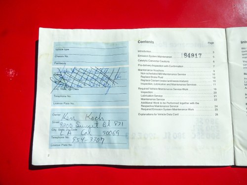 1984 Mercedes-Benz R107 380SL Convertible 3,8L V8 à vendre (picture 128 of 133)