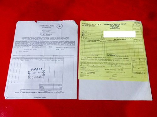 1984 Mercedes-Benz R107 380SL Convertible 3,8L V8 In vendita (immagine 109 di 128)