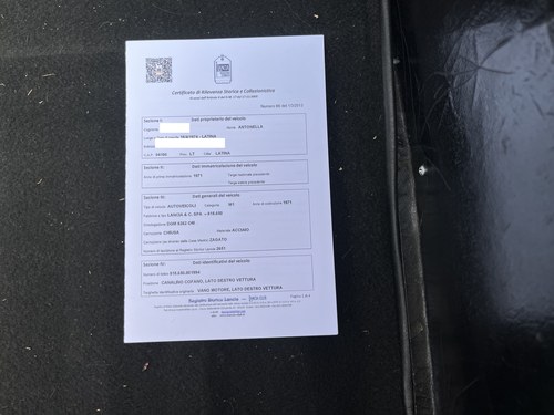1972 Lancia Fulvia Sport Zagato 1.3S For Sale (picture 67 of 75)