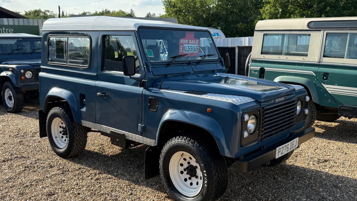 1997 Land Rover Defender Bleu Manuel, 5 vitesses Conduite à droite in ...