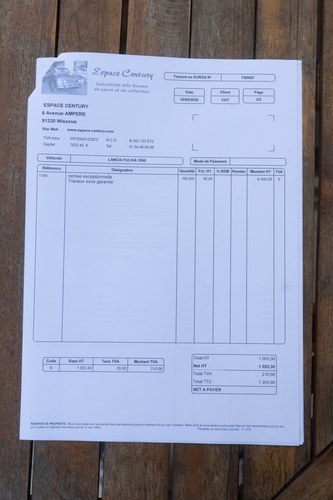 1971 Lancia Fulvia Series 2 HF 1600 à vendre (picture 96 of 102)