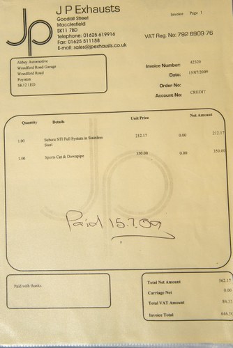 2001 Subaru Impreza WRX STI For Sale (picture 113 of 116)