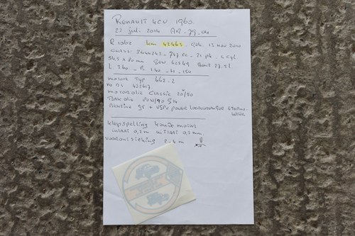 1960 Renault 4CV Te koop (foto 173 van 176)
