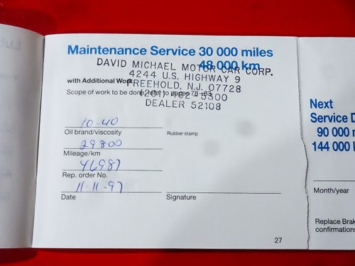 1995 Mercedes-Benz (R129) SL500 Convertible 5,0L V8 In vendita (immagine 125 di 144)