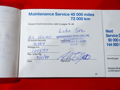 1995 Mercedes-Benz (R129) SL500 Convertible 5,0L V8 In vendita (immagine 127 di 144)