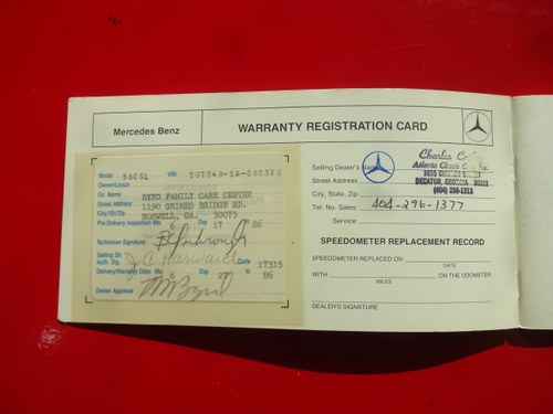 1986 Mercedes-Benz R107 560SL Convertible 5,6L V8 For Sale (picture 107 of 120)