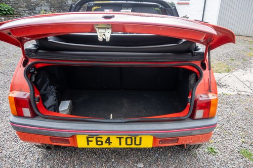 1988 Peugeot 205 CTi Cabriolet à vendre (picture 90 of 143)