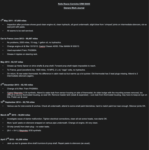 1980 Rolls-Royce Corniche FHC ‘2 Door Saloon’ Series 2 In vendita (immagine 159 di 161)