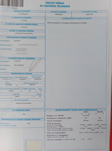 1976 Peugeot 304 Berline In vendita (immagine 36 di 36)