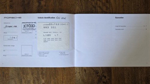 1995 Porsche 911 Carrera Tiptronic 993 Te koop (foto 137 van 144)