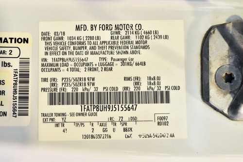 2018 Ford Mustang Convertible 2,3L I4 En venta (imagen 81 de 87)