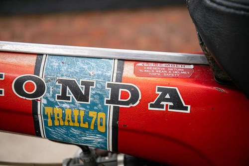 1972 HONDA CT70 For Sale by Auction