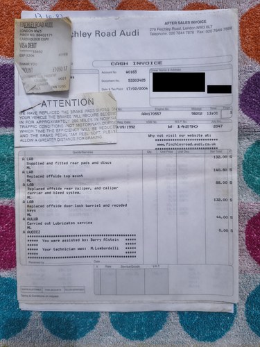 1993 Audi 80 2.8 E Quattro B4 (Typ 8C) zum Verkauf (Bild 338 von 340)