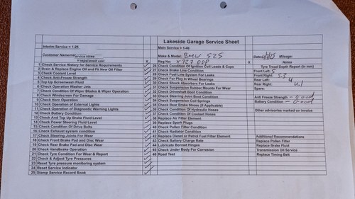 2000 BMW 525iSE Auto (E39) In vendita (immagine 246 di 250)