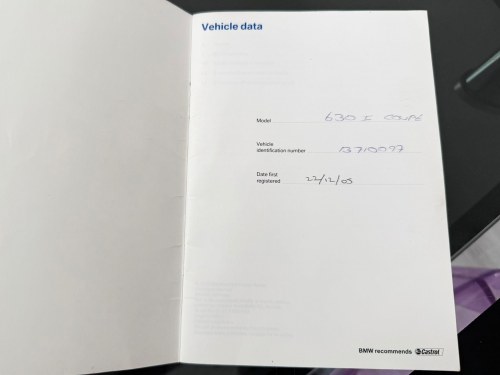 2005 BMW 630i Sport Manual In vendita (immagine 96 di 101)