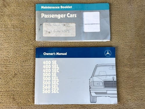 1986 Mercedes-Benz W126 560SEC Te koop (foto 168 van 192)