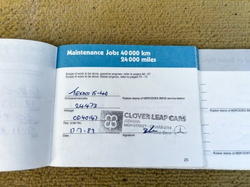 1986 Mercedes-Benz W126 560SEC Te koop (foto 174 van 192)