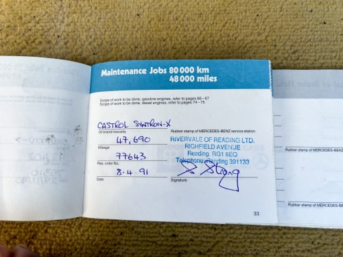 1986 Mercedes-Benz W126 560SEC Te koop (foto 178 van 192)