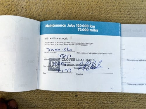 1986 Mercedes-Benz W126 560SEC Te koop (foto 181 van 192)