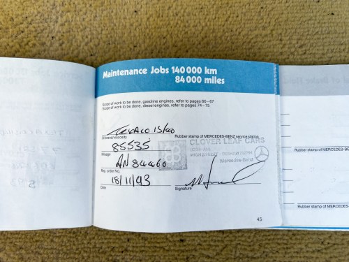 1986 Mercedes-Benz W126 560SEC Te koop (foto 183 van 192)